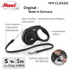 Flexi New CLASSIC 5 m schwarz Hunde-Rollleine