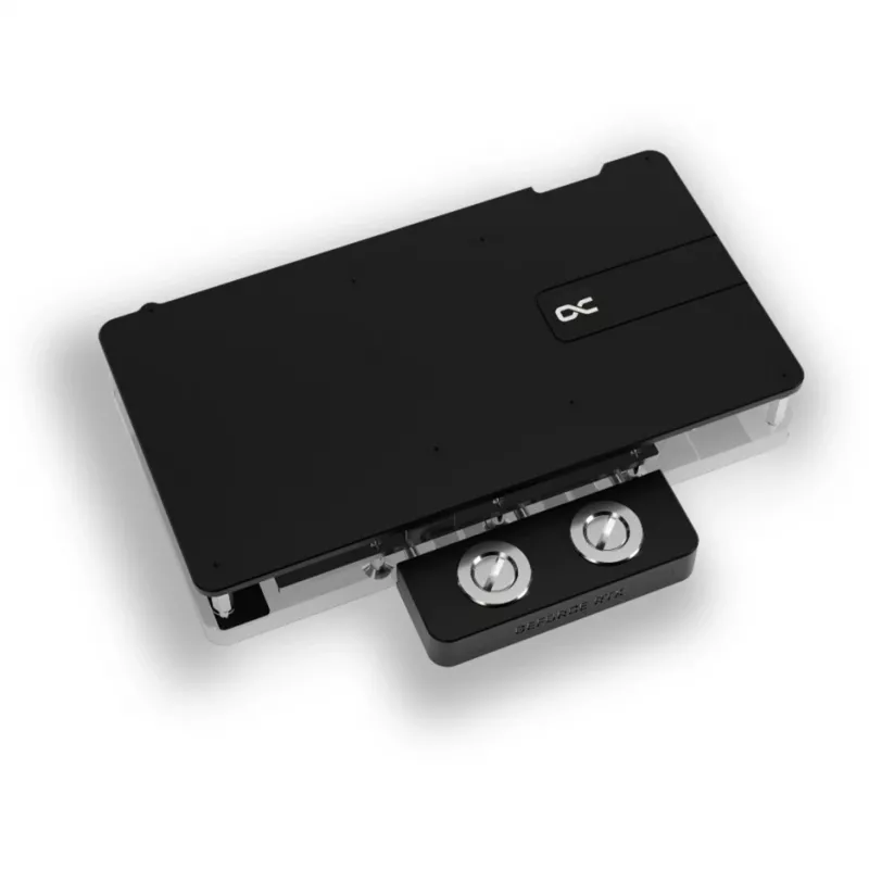Grafikkarten-Wasserkühler Alphacool RTX 5080 Phoenix Transparent Silber mit Backplate