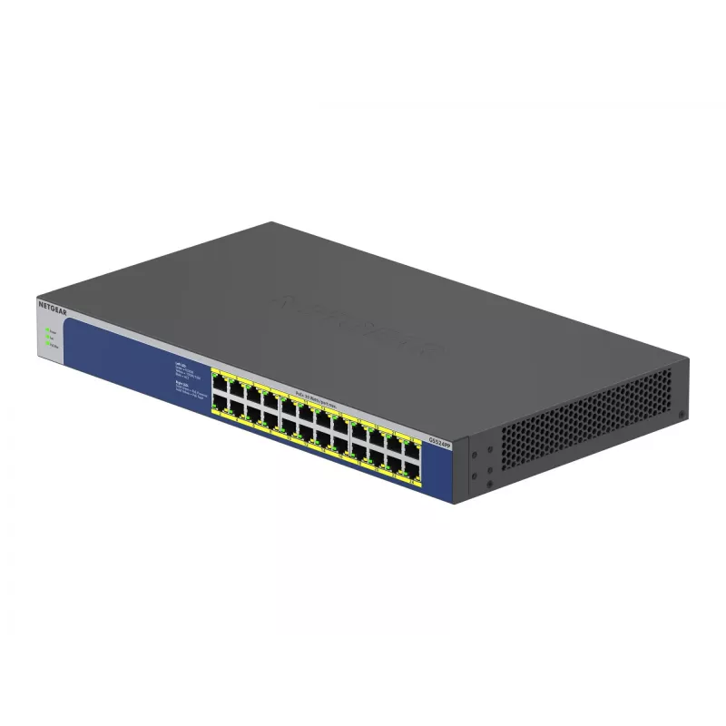 NETGEAR GS524PP Unmanaged Gigabit Ethernet (10/100/1000) Power over Ethernet (PoE) Grau