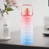 Extralink Motivationsflasche, 2000 ml, Grün-Lila, BUT-190