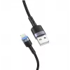 USB-auf-Lightning-Datenkabel Tellur 1,2 m Nylon geflochten schwarz