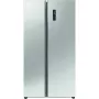 Bomann freistehender Kombi-Side-by-Side-Kühlschrank 442 L Edelstahl – 291 L Kühlteil / 151 L Gefrierteil, NoFrost, MultiAirflow
