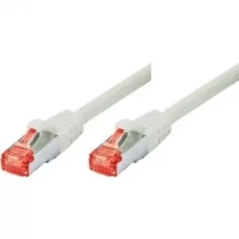 Tecline exertis Connect - Patchkabel - RJ-45 (M) auf RJ-45 (M) - 30 m - SSTP-Kabel - CAT 6 - halogenfrei - Grau (71530)
