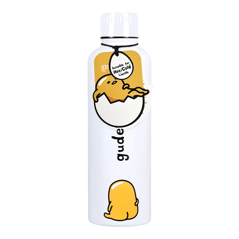 Metalltrinkflasche Paladone Gudetama — isolierte Edelstahlflasche mit Charakterdesign