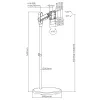 Maclean MC970B Display Schwarz