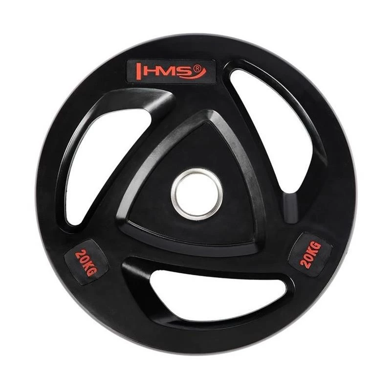 HMS Fitness TOX20 1 Stk. Olympische gummibeschichtete Gewichtsscheibe