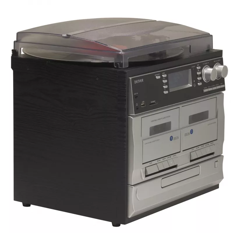 Inter Sales Denver MRD-166 - 6,9 kg - Schwarz - Grau - Persönlicher CD-Player