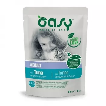 Oasy Stücke in Soße Adult THUNFISCH 85g