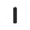 Stromverlängerungskabel Lanberg PS0-05F-0300-BK 3m 5 AC-Steckdosen Innenbereich Schwarz