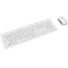 Rapoo 8210M Multimodus-Funk-Tastatur-und-Maus-Set, Weiß