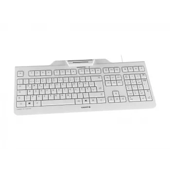 CHERRY KC 1000 SC Tastatur USB Swiss Grau