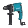 Makita HP1630K Bohrmaschine mit Zahnkranzbohrfutter 3200 U/min Schwarz, Blau 2,1 kg