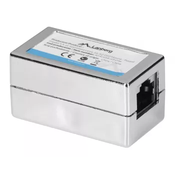Lanberg AD-RJ45-RJ45-OS6 Kabel-Geschlechtswandler RJ-45 Silber