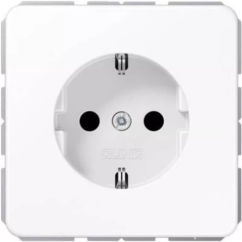 Jung Schuko 16A 250V Modell CD1520NWW – Unterputz-Steckdose