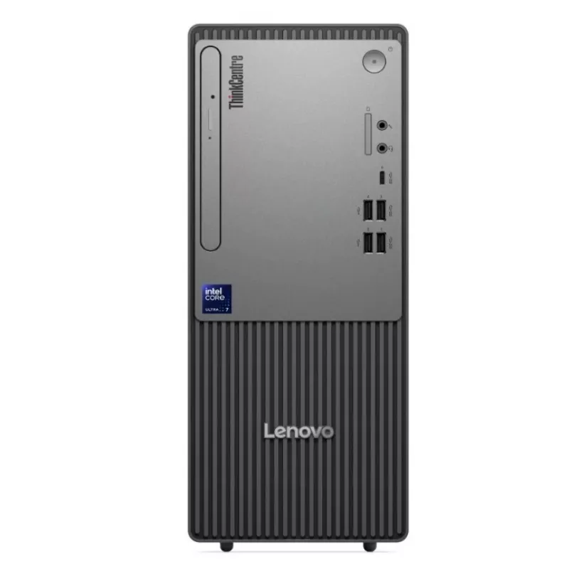 Desktop-PC Lenovo ThinkCentre Neo 50t G6 Tower – Intel Ultra 7 265, 16 GB RAM, 512 GB SSD, Windows 11 Pro, DVD, Schwarz, 3J OS+1J CI