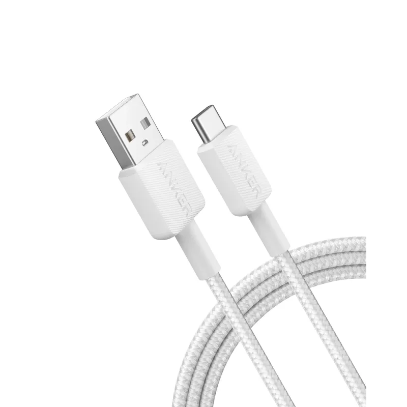 USB-A-auf-USB-C-Kabel Anker A81H5G21 — 0,9 m, weiß