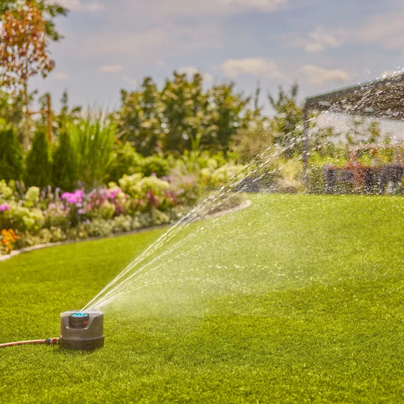 Kreisregner Gardena AquaPrecise Schwarz Blau Grau 1 Stk.