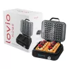 Lovio LVWF002BK Waffeleisen 1500W Schwarz