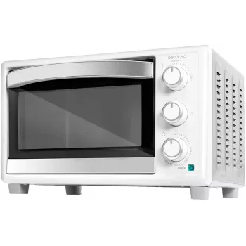 Cecotec Mini-Backofen | Bake&Toast 2300 Weiß | 23 L | 1500 W | Weiß