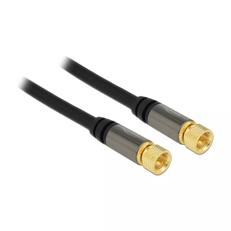 Koaxialkabel DeLOCK 88920 3m F Schwarz