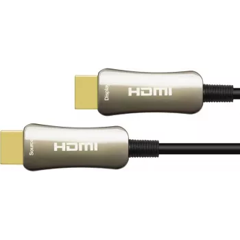 Optisches Hybrid HDMI™ 2.0 Verbindungskabel, 4K2K / UHD 60Hz, vergoldeter Stecker und Kupferkontakte, schwarz, 3m, PYTHON® Serie (GC-M0146)