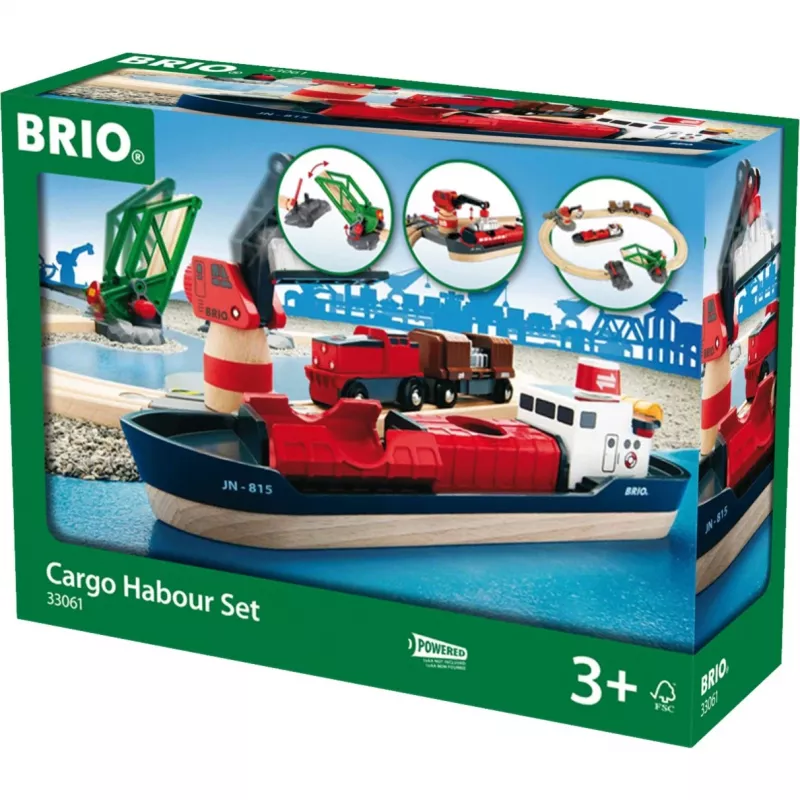 Welt Container Hafen Set, Bahn
