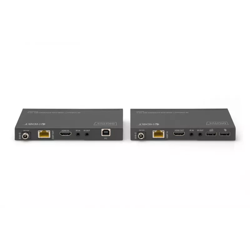 KVM Extender Set Digitus 4K HDBaseT HDMI 70 m Kabelgebunden