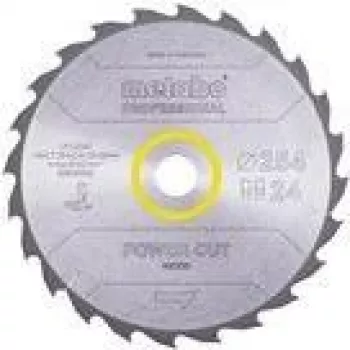 Kreissägeblatt Metabo 628025000 25,4 cm