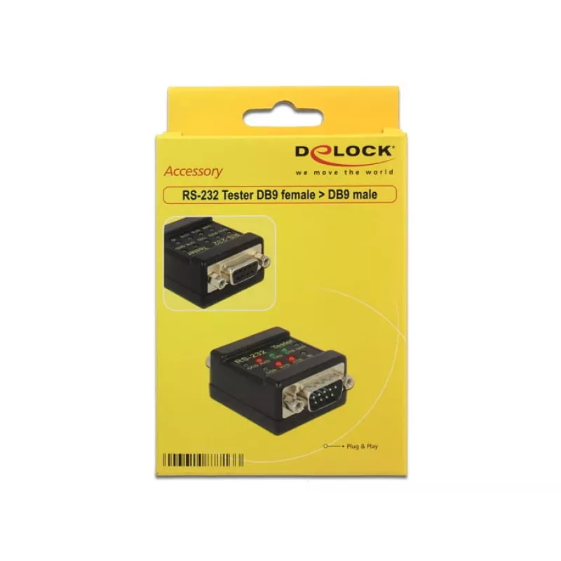 DeLOCK 2xDB9 Verbinder 87713 Schwarz