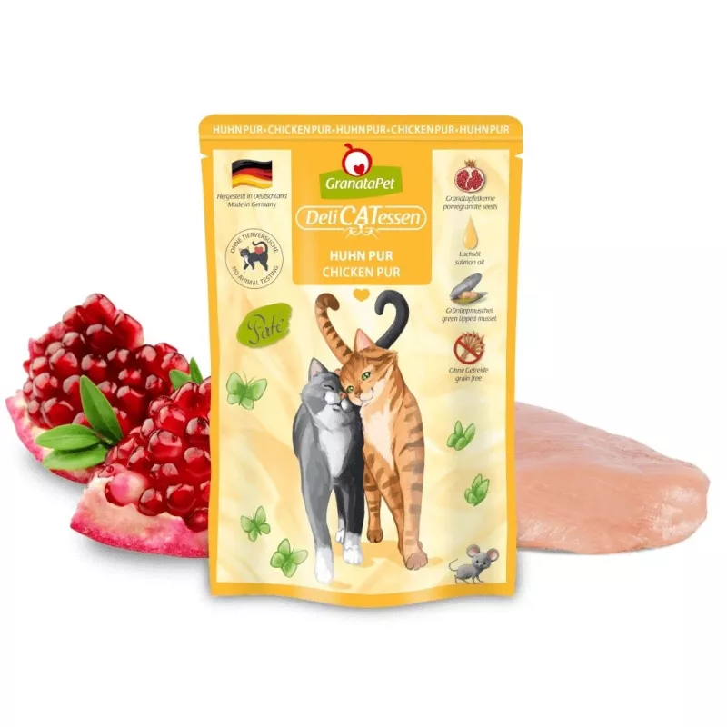 GRANATAPET DeliCATessen Huhn - Nassfutter für Katzen - 85 g