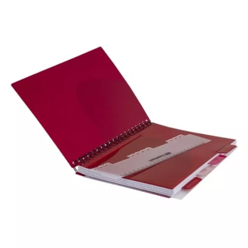Spiralblock A5 Coolpack Rot