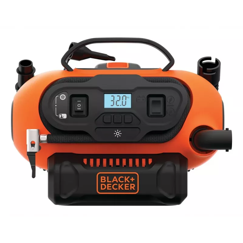 Black & Decker BDCINF18N-QS Luftkompressor 160 l/min AC/Zigarettenanzünder