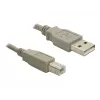 USB-Kabel DeLOCK 82216 USB 2.0 3 m USB A USB B Grau