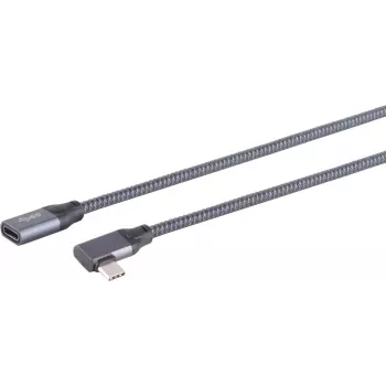USB-Kabel S/CONN 13-56150 USB 3.2 Gen 2x2 1,5 m USB C Grau