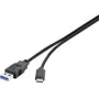 Renkforce RF-3241264 USB-Kabel 0,15 m USB 3.2 Gen 1 (3.1 Gen 1) USB A USB C Schwarz (RF-3241264)