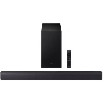 Soundbar Samsung HW-B450F/EN 2.1‑ch Bluetooth mit kabellosem Subwoofer, 300 W RMS, Dolby Audio, ARC