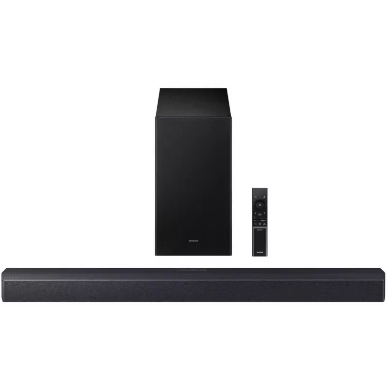 Soundbar Samsung HW-B450F/EN 2.1‑ch Bluetooth mit kabellosem Subwoofer, 300 W RMS, Dolby Audio, ARC