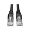 Eaton Tripp Lite Serie Cat6 Gigabit Snagless Molded (UTP) Ethernet-Kabel (RJ45 M/M), PoE, Schwarz, 1,52 m - Patchkabel - RJ-45 (M) zu RJ-45 (M) - 1,52 m - UTP - CAT 6 - Moulded