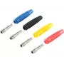 Bananenkupplung Set ShiverPeaks BS56215-SET — Bananenstecker-Set, mehrfarbig (blau, gelb, schwarz, rot)