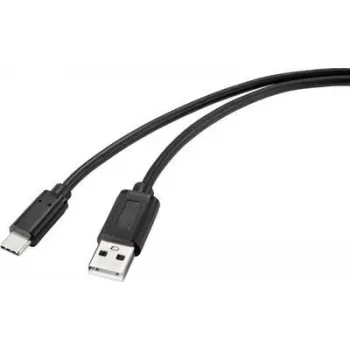 Renkforce RF-4695144 USB-Kabel 2 m USB 2.0 USB A USB C Schwarz (RF-4695144)