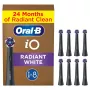 Oral-B IO Series Radiant Weiß Schwarz Original Bürstenköpfe zur Zahnaufhellung 8