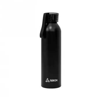 Sporttrinkflasche SBOX WB-650 650 ml, Schwarz