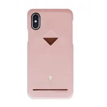 VixFox Handy-Rückenschale für iPhone XSMAX mit Kartenfach, rosa