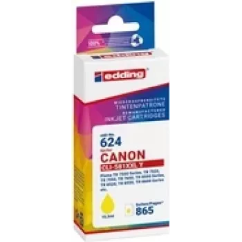 edding Druckerpatrone EDD-624 gelb kompatibel mit Canon CLI-581XXL Y
