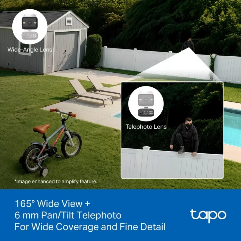 TP-Link Tapo C645D KIT, Solar-powered pan/tilt wire-free camera, 3MP