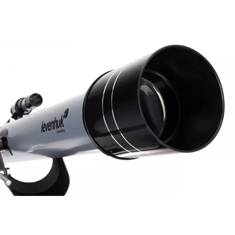 Levenhuk Blitz 70 Base Refraktor 140x Grau