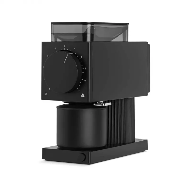 Elektrische Kaffeemühle Fellow Ode 2nd Generation — 140 W, 100-g-Bohnenbehälter, Edelstahlmahlwerk, 230 V, schwarz
