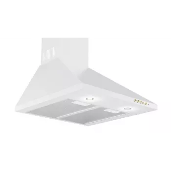 Wandhaube AKPO WK-4 CLASSIC GOLD 50 — 50 cm, weiß, Edelstahl, 500 m³/h, 3 Geschwindigkeiten