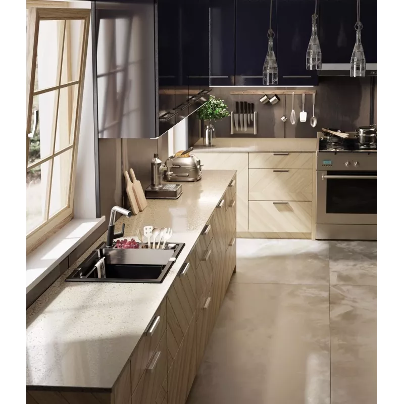 DEANTE Schwarz MATT MAGNETIC 1-BOWL GRANITE SINK