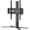 One For All Tischfuß TV-Ständer SOLID – Geeignet für alle TV-Typen von 32 bis 65 Zoll – LCD/LED/Plasma/OLED/QLED – schwenkbar (90°) neigbar (15°) – höhenverstellbar – VESA 60